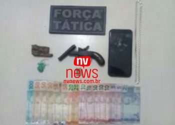 PM prende homem com arma e droga no bairro São Jorge em Conceição da Barra