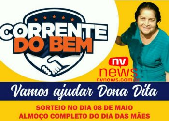 Filhos fazem campanha para custear cirurgia de “Dona Dita do Salgado”