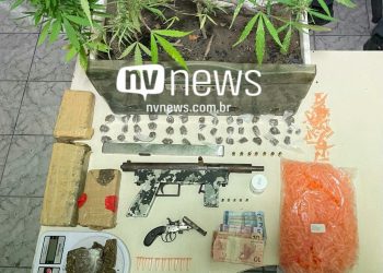 Traficante do bairro Nova Era é apreendido com arma de grosso calibre e drogas em São Mateus