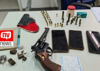 Operação Integrada VI: PC e PM prendem duas pessoas, apreendem armas, drogas e munições em Vila Valério