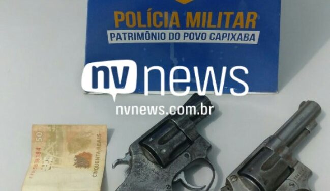 Homem é apreendido com duas armas de fogo durante blitz na ES 130 em Pinheiros