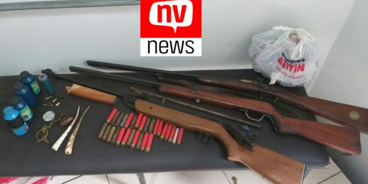 Suspeito de estupro é preso com armas, drogas e munições em Nova Venécia