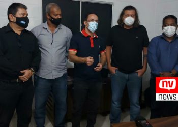 Presidente da Câmara de São Mateus e prefeito discutem agenda de desenvolvimento com deputado Rafael Favatto