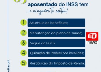 Veja 05 direitos que todo aposentado do INSS tem