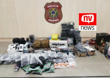 Suspeito de tráfico internacional de acessórios de armas é preso no Aeroporto de Vitória