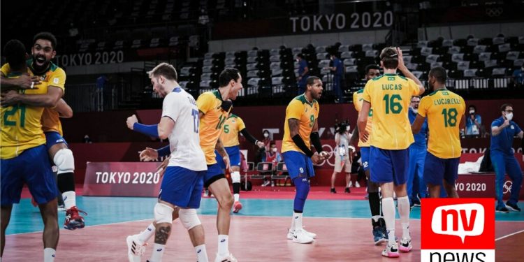 Brasil bate a Argentina de virada no vôlei masculino em partida histórica