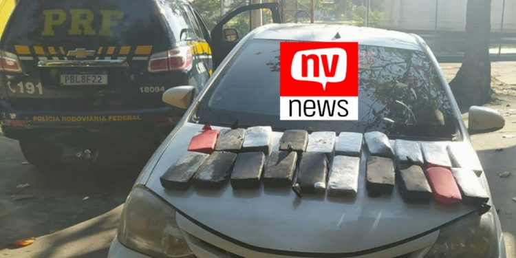 PRF apreende 21 quilos de pasta base de cocaína em trecho da BR-101 no ES