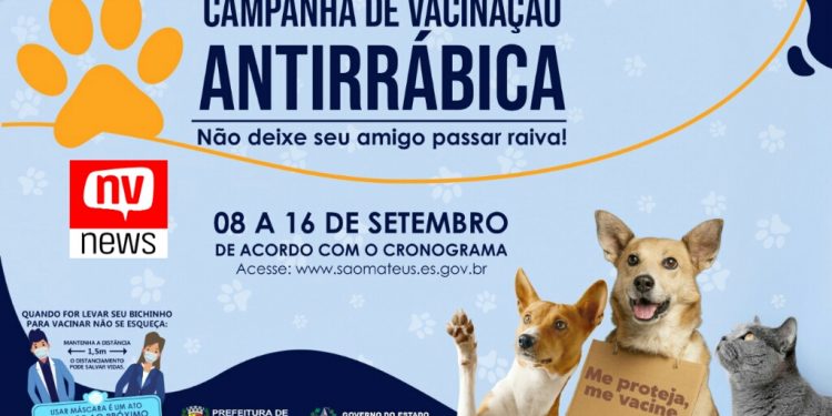 Prefeitura de São Mateus inicia  Campanha de Vacinação Antirrábica