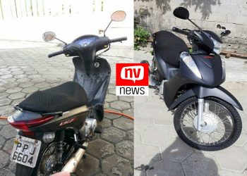 Motocicleta é furtada em plena luz do dia na orla de Guriri