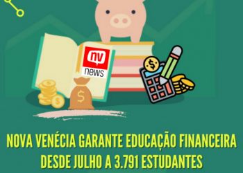 Nova Venécia garante educação financeira desde julho a 3.791 estudantes