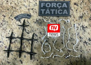 PM apreende cocaína e crack no bairro Cacique em São Mateus