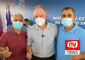 Jaguaré: Prefeito Marcos Guerra e o vice Elder Sossai participam de evento com o Governador Renato Casagrande em Linhares