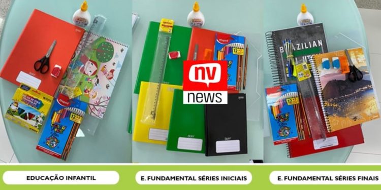 Prefeitura de Jaguaré anuncia entrega de kits escolares para todos os alunos da Rede Municipal