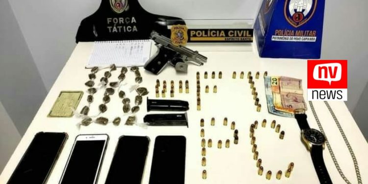 Ação conjunta das polícias civil e militar prendem suspeitos de chefiarem facção criminosa em Pinheiros