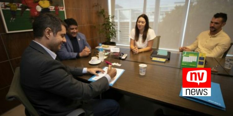 CBF e a FES assinaram o termo de contratação da empresa responsável pelas obras do Centro de Desenvolvimento de Futebol do Espírito Santo