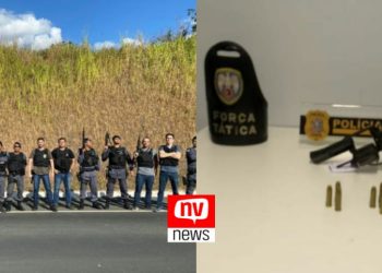 Ação conjunta da PC e PM prede foragido da justiça em Pinheiros