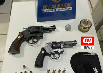 Duas pessoas são presas por porte ilegal de arma de fogo em Jaguaré
