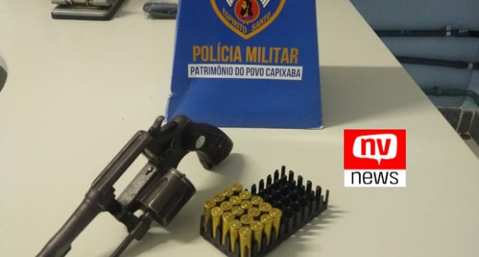 PM prende jovem de 18 anos com arma e munições na zona rural de Conceição da Barra