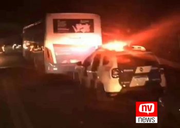 Homem tenta jogar ônibus de ponte, pula no rio e desaparece em Aracruz