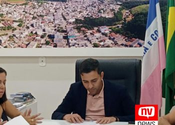 Prefeito Tiago Rocha traça estratégias para a segurança nas escolas do município de São Gabriel da Palha.