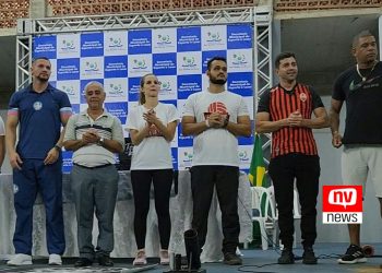 Prefeito Tiago Rocha destaca apoio ao esporte em São Gabriel da Palha durante a Copa da Paz de Vôlei “Sinézio Picinatti” 2023