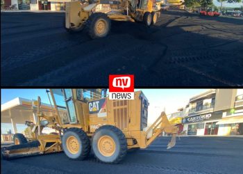 DER finaliza obra de pavimentação asfáltica em avenidas do Centro de Pedro Canário