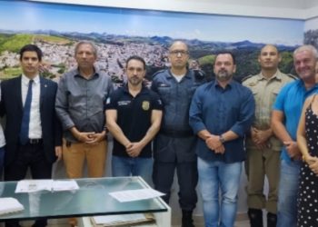 São Gabriel da Palha: Segurança nas escolas é tema de reunião do prefeito Tiago Rocha com autoridades locais