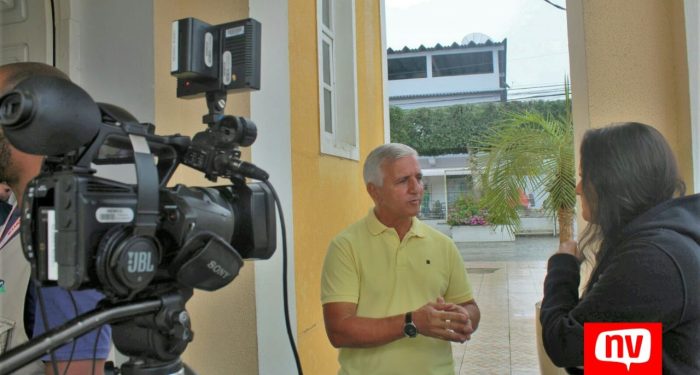 Prefeito Elder Sossai concede entrevista à Band TV sobre a importância do Agro para Jaguaré