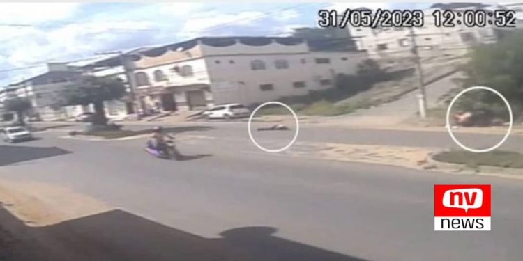 Homem é atropelado por moto na contramão em Nova Venécia
