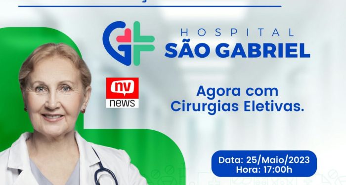 Prefeitura Municipal reinaugura nesta quinta-feira (24) Hospital São Gabriel