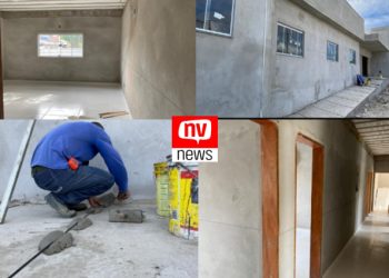 Obra da construção do Cras em Jaguaré está em fase de acabamento