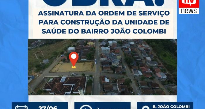 Cidade Saúde: Prefeito Tiago Rocha anuncia construção de Unidade de Saúde no bairro João Colombi em São Gabriel da Palha