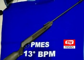 Adolescente é apreendido com rifle e munições no bairro Bom Sucesso em São Mateus