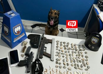 Polícia Militar apreende cinco pessoas, armas, drogas e munições em Vila Valério