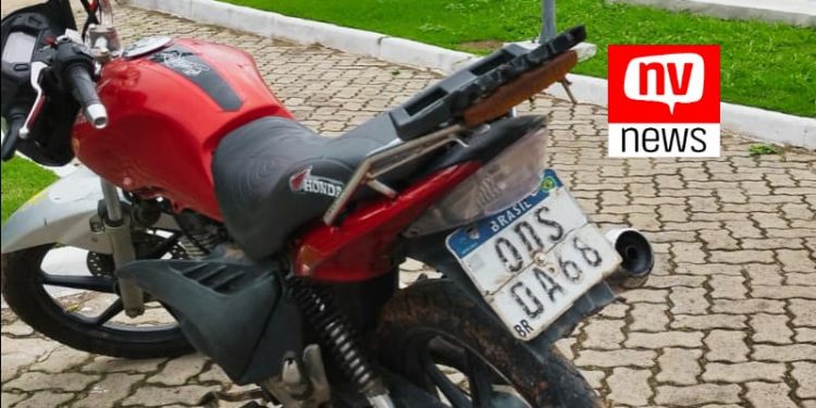 PM recupera motocicleta com restrição de roubo na zona rural de Jaguaré