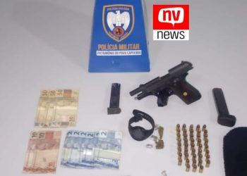 PM prende dois homens por porte ilegal de arma de fogo em Ponto Belo