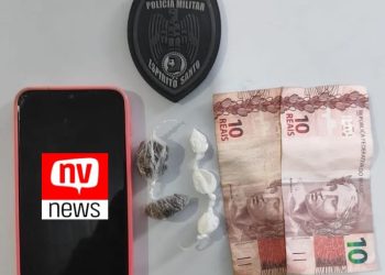 Homem é preso pela PM com maconha e cocaína em Jaguaré