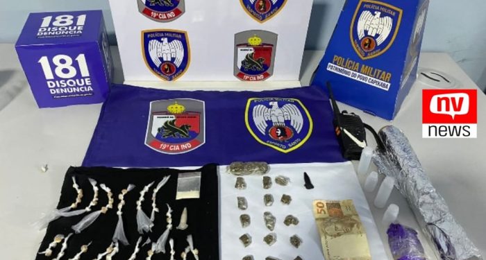 Operação policial prende homem e drogas em Pinheiros