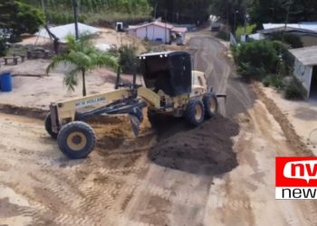 Prefeitura inicia pavimentação na Comunidade do Córrego da Areia em Jaguaré