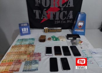 Operação conjunta da PC e PM em Montanha resulta em apreensão de drogas e prisão de traficante de alta periculosidade