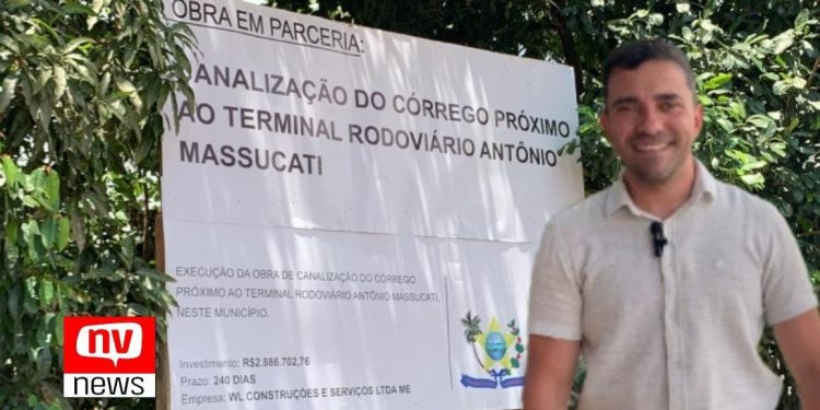 Tiago Rocha anuncia construção de galeria perto da rodoviária em São Gabriel da Palha