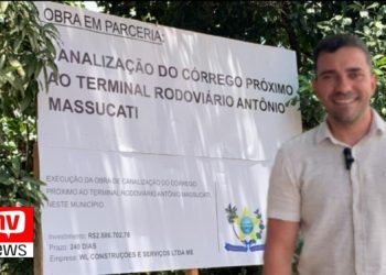 Tiago Rocha anuncia construção de galeria perto da rodoviária em São Gabriel da Palha