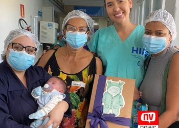 Bebe mantido por 42 dias na barriga da mãe com morte encefálica recebe alta no ES