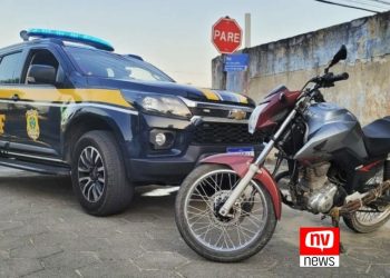 PRF prende suspeito e recupera motocicleta adulterada