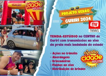 Guriri: Verão Cidade  na praia de Guriri