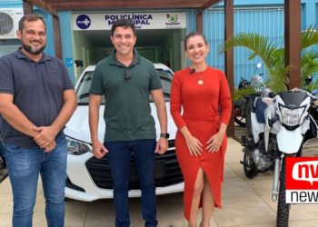 Prefeito Tiago Rocha anuncia reforço de frota em São Gabriel da Palha: nova moto e carro chegam para fortalecer os serviços de saúde