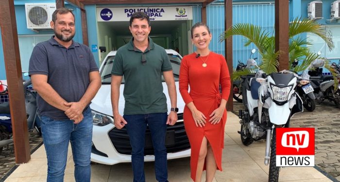 Prefeito Tiago Rocha anuncia reforço de frota em São Gabriel da Palha: nova moto e carro chegam para fortalecer os serviços de saúde