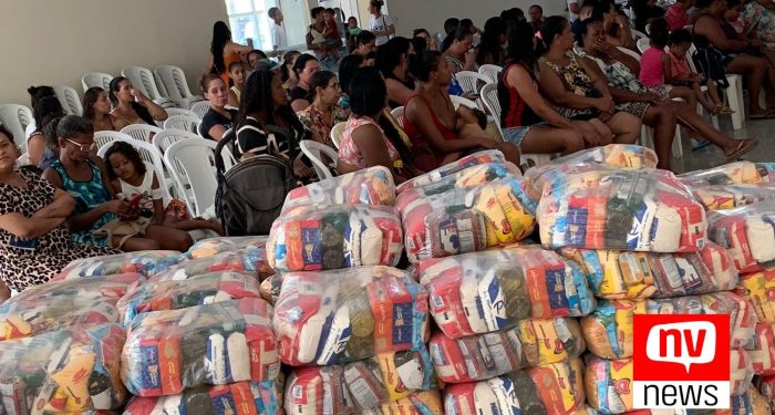 São Gabriel da Palha: Secretaria de Assistência Social, distribuiu cestas básicas às famílias atendidas pelo CRAS
