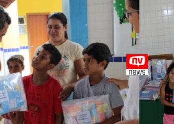 Com entrega de kits escolares Prefeitura de Jaguaré é destaque no norte do Estado