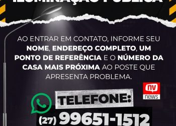 Fácil de resolver: Jaguaré orienta sobre número para manutenção da iluminação pública